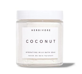 HERBIVORE Coconut Milk Bath Soak   Skin Hydrating & Softening, Soothing Light Coconut Scen
