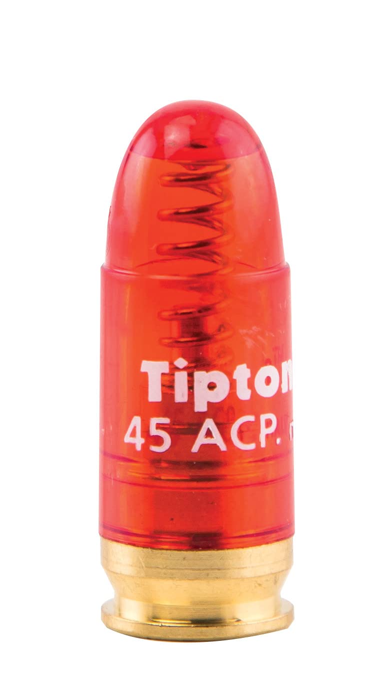 Tipton .45 ACP Pistol Snap Cap with Reusable Design for Gun Maintenance