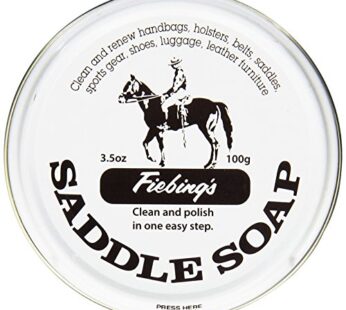 Fiebing’s Saddle Soap, White, 3.5 oz