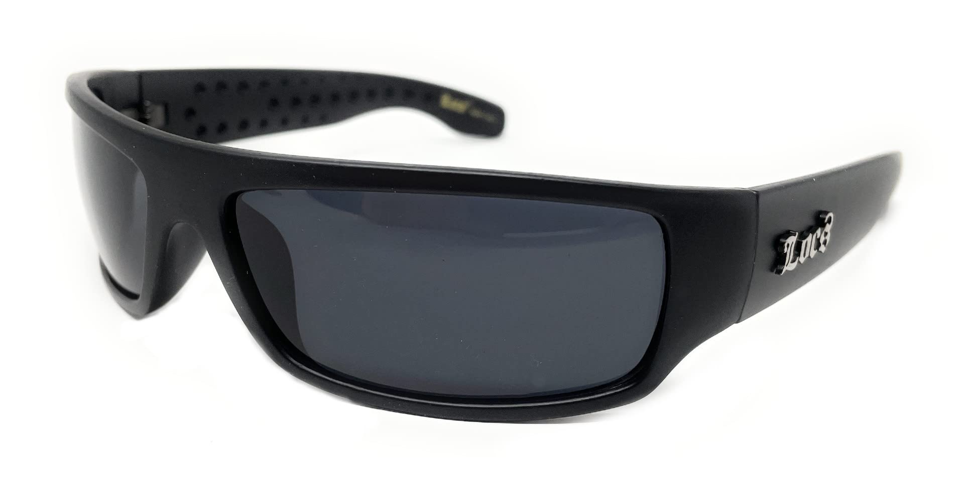 Black Locs OG Gangster Cholo Narrow Rectangular Sunglasses - Image 2