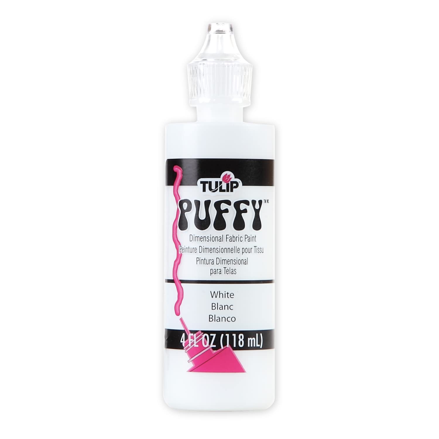 TULIP Puff Paint Puffy White 4 Fl Oz (Pack of 1) - Image 2