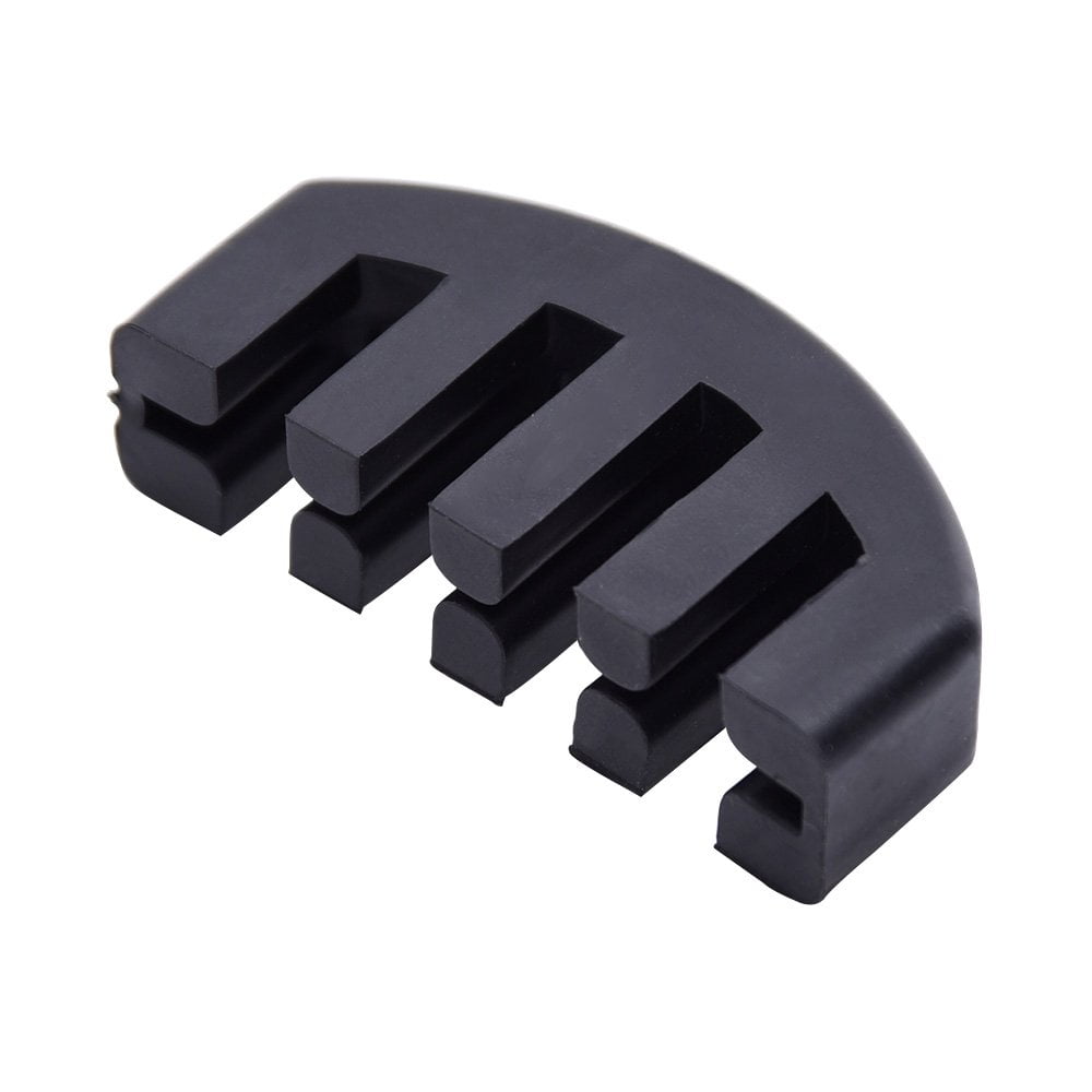 eBoot Rubber 4/4 Violin Practice Mute, Black - Image 2