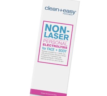 Clean + Easy Non-Laser Personal Electrolysis Device – Permanent Hair Removal for Face and