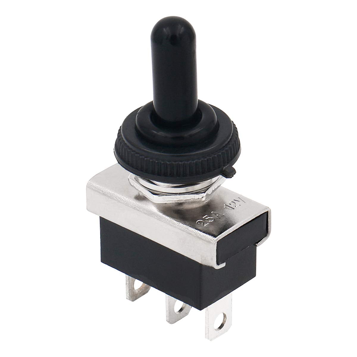 Baomain Car Toggle switch SPDT Latching (Maintained) ON-OFF-ON 3 Pin 3 Position 12V/25A wi