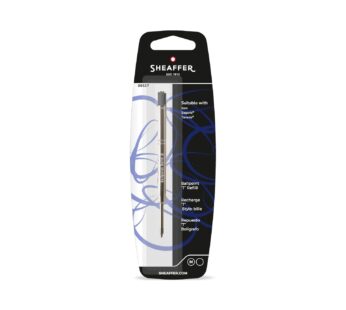 Sheaffer Ballpoint Refill T Style – Black Medium Blister Card (fits Sagaris, Taranis & Sty