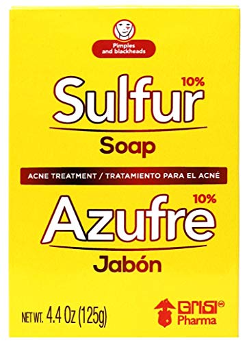 Sulfur Acne Treatment Soap with Lanolin 4.40 Oz Bar - Image 3