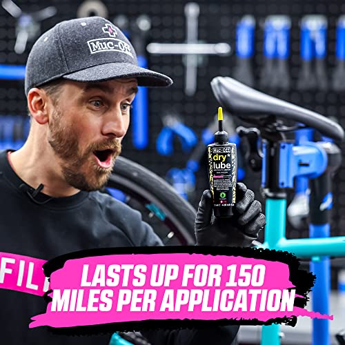 Muc-Off Dry Chain Lube, 120 Milliliters - Biodegradable Bike Chain Lubricant Suitable for - Image 2