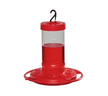 First Nature 993051-546 16 oz. Hummingbird Feeder, Red
