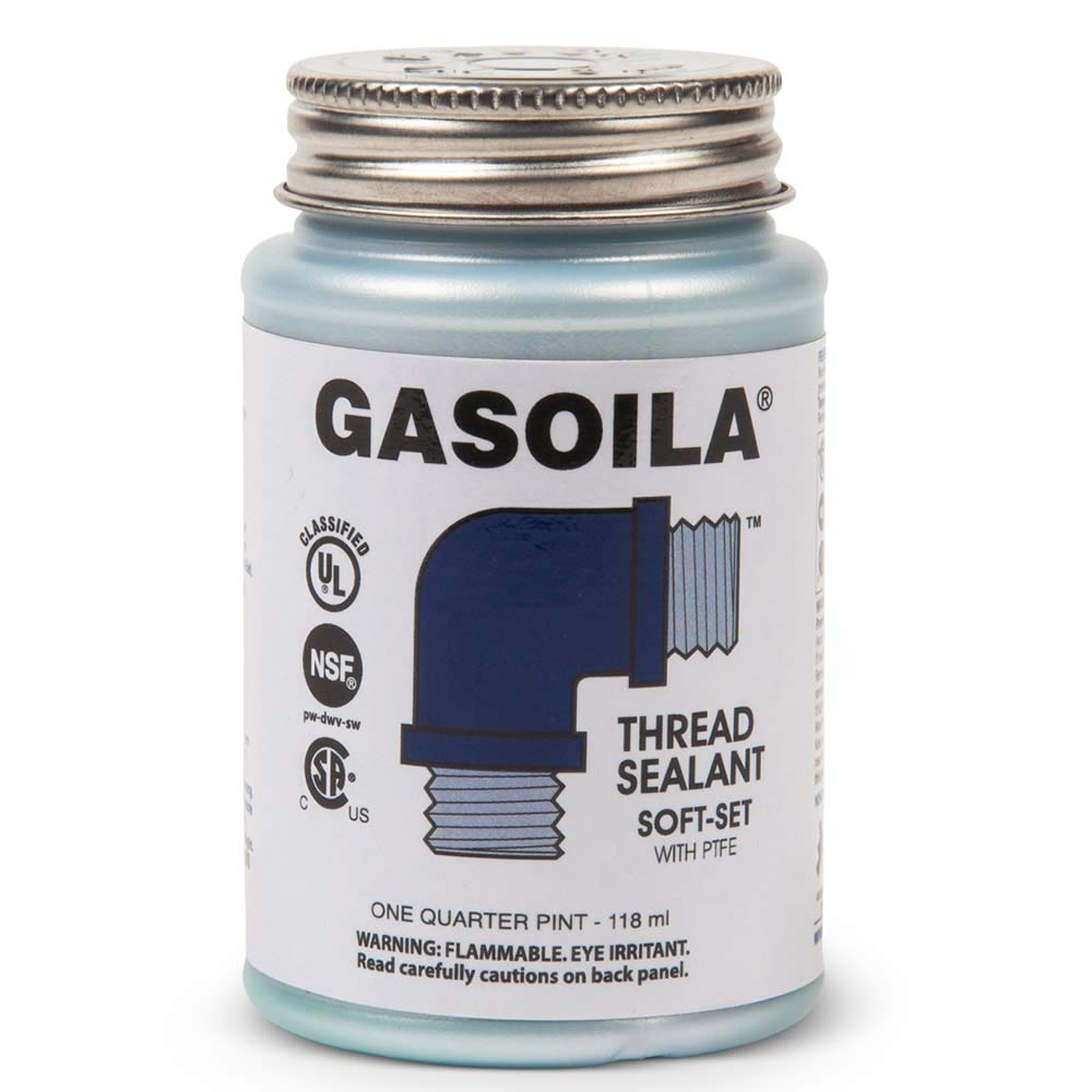 Gasoila - SS04 Soft-Set Pipe Thread Sealant with PTFE Paste, Non Hardening, -100 to 600 De