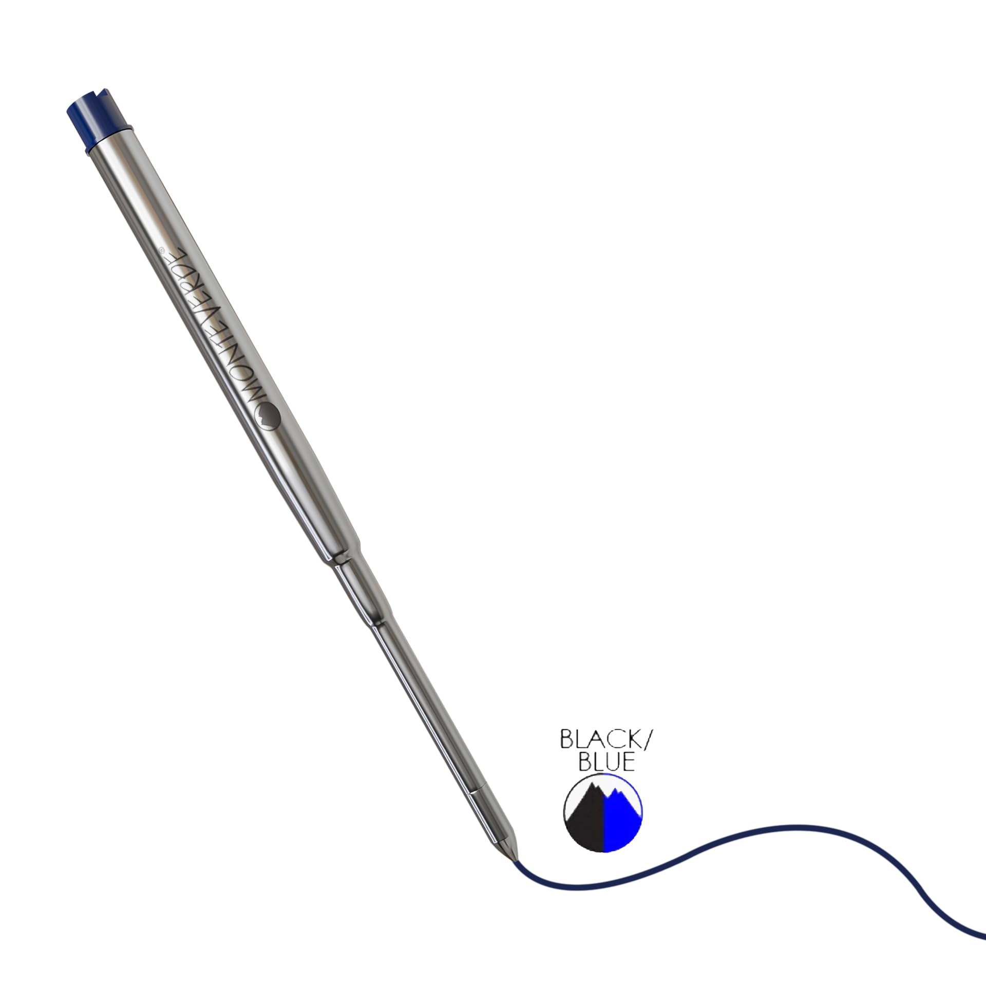 Monteverde Capless Gel Ballpoint Refill to Fit Sheaffer Ballpoint Pens, Fine Point, Blue/B - Image 4
