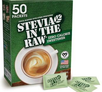 Sugar In The Raw Stevia Extract In The Raw – Packets – 50 Count