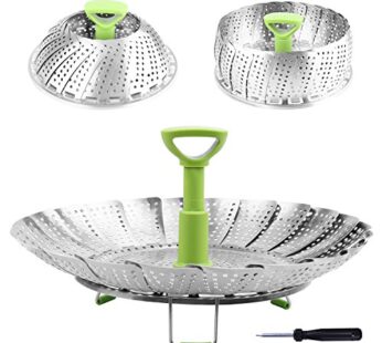 Steamer Basket Stainless Steel Vegetable Steamer Basket Folding Steamer Insert for Veggie