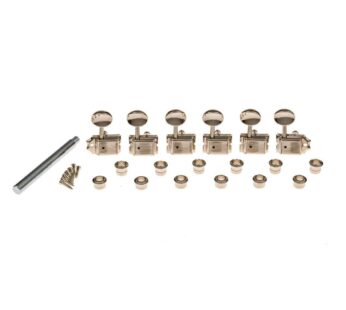 Gotoh Locking Vintage Oval Knob Tuners Nickel