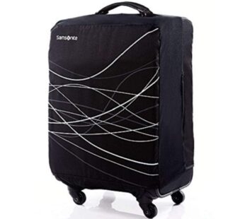 Samsonite Printed Luggage Cover, Black, Medium