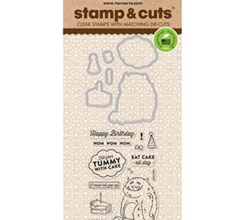 Hero Arts Eat Cake All Day Cut Stamp and Die Set