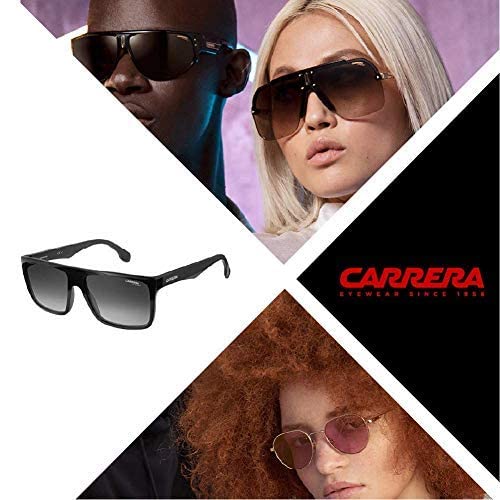 Carrera unisex adult Carrera 5039/S Sunglasses, Black/Dark Gray Gradient, 58mm 16mm US - Image 9