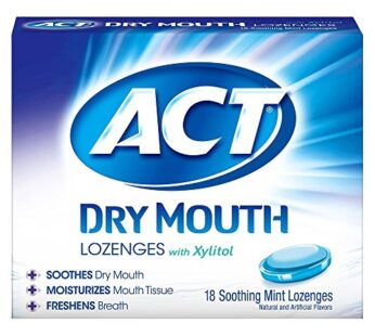 Act Dry Mouth Mint Lozeng Size 18ct