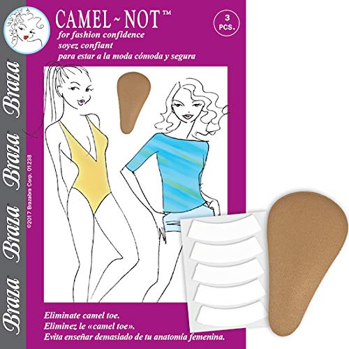 Braza Camel-Not Camel Toe Cover Foam Inserts, Brown, One Size - Image 2