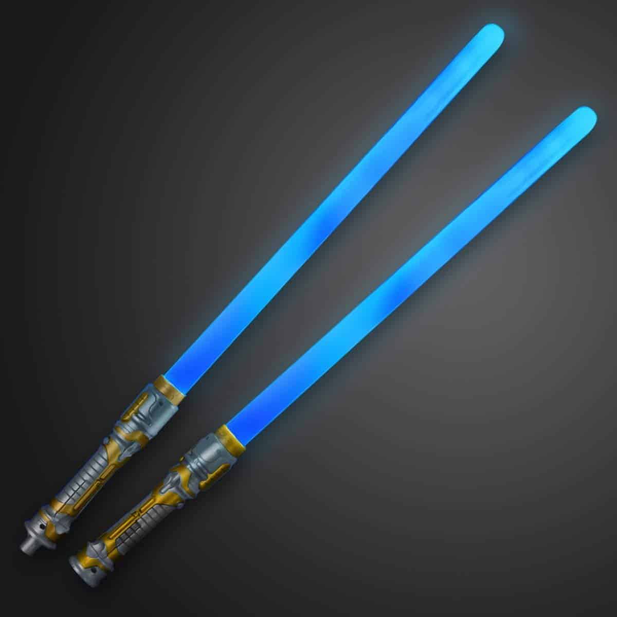 FlashingBlinkyLights Double-Sided LED Light Up Sword Saber with Blue LED & Sound Effects? - Image 2