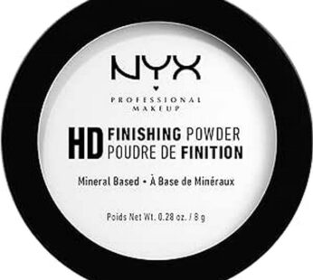 NYX PROFESSIONAL MAKEUP HD Finishing Powder, Pressed Setting Powder – Translucent