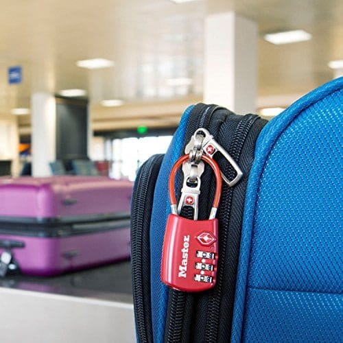 Master Lock 4688D Set Your Own Combination TSA Approved Luggage Lock, 1 Pack, Red - Image 2