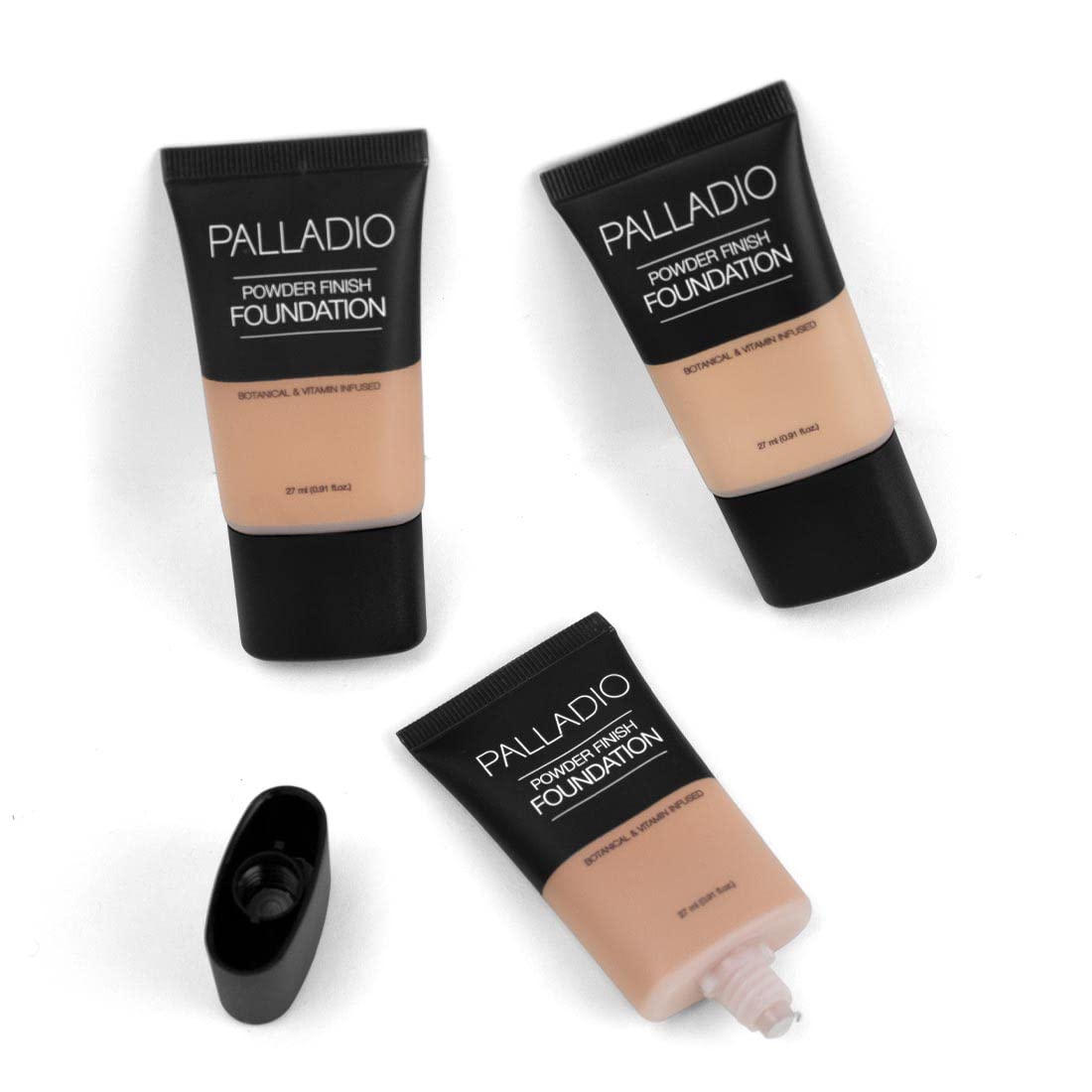 Palladio Powder Finish Liquid Foundation, Natural Matte Appearance, Reduces Fine Lines, Co - Image 7