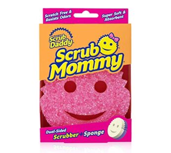 Scrub Daddy Scrub Mommy – Scratch-Free Multipurpose Dish Sponge – BPA Free & Made with Pol