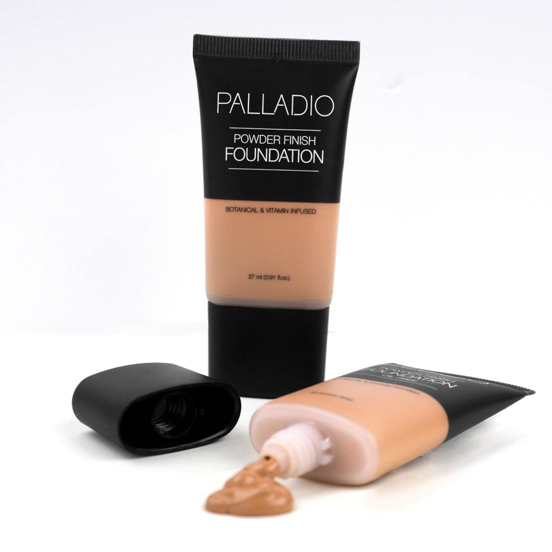 Palladio Powder Finish Liquid Foundation, Natural Matte Appearance, Reduces Fine Lines, Co - Image 5