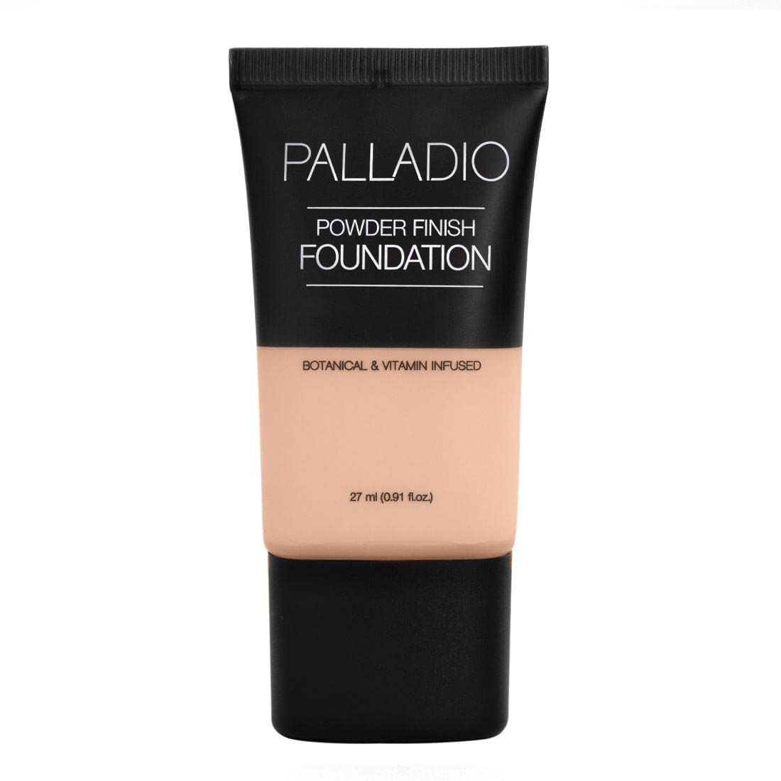 Palladio Powder Finish Liquid Foundation, Natural Matte Appearance, Reduces Fine Lines, Co