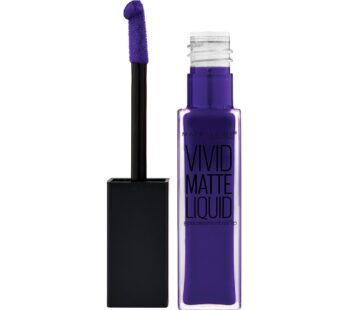 Maybelline New York Color Sensational Vivid Matte Liquid Lipstick, Wicked Berry, 0.26 fl.