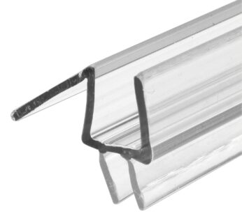 Prime-Line M 6258 Frameless Shower Door Bottom Seal for 3/8 In. Thick Glass Doors Stop S