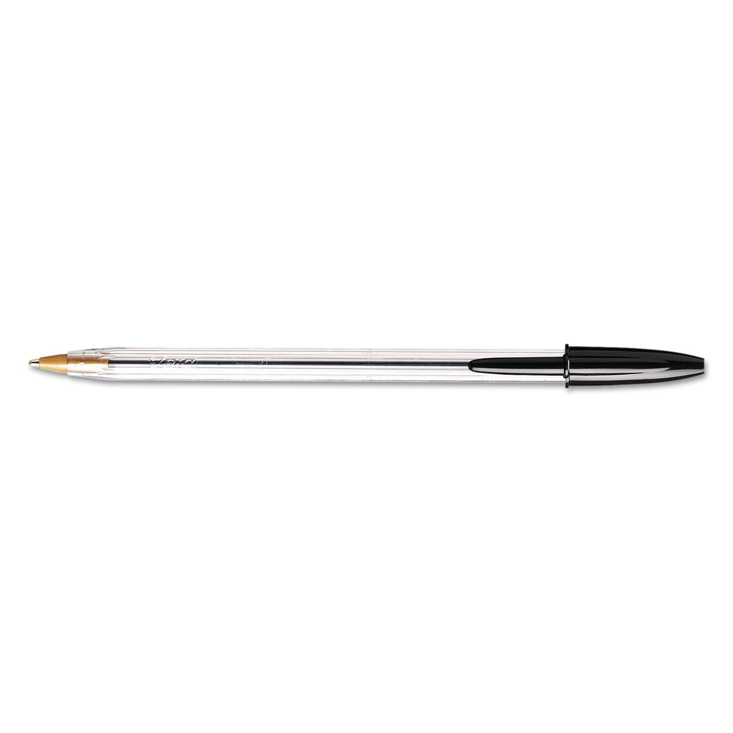 BIC Cristal Xtra Smooth Ballpoint Pen, Medium Point (1.0mm), Black, For Ultra-Smooth Writi - Image 2