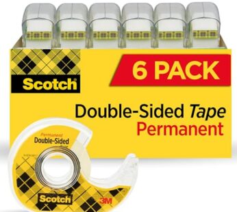 Scotch Double Sided Tape with Tape Dispenser, Office and School Supplies for Arts and Craf