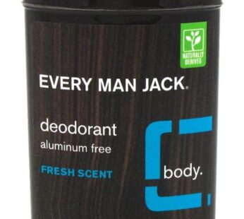 Everyman Jack Body Deodorant – Fresh Scent – 3 Oz
