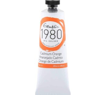 Gamblin 1980 Oil Cadmium Orange 37Ml