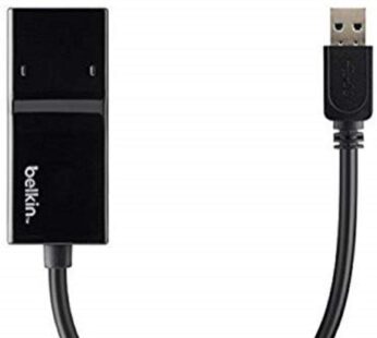 Belkin USB 3.0 To Gigabit Ethernet Adapter – USB 3.0 to Ethernet Cable Compatible With USB