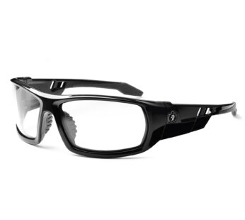 Ergodyne Skullerz Odin Anti-Fog Safety Glasses – Black Frame, Clear Lens