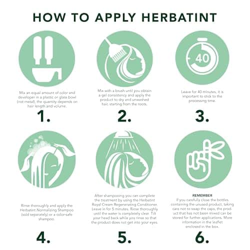Herbatint Permanent Haircolor Gel, 7R Copper Blonde, Alcohol Free, Vegan, 100% Grey Coverage - 4.56 oz - Image 7