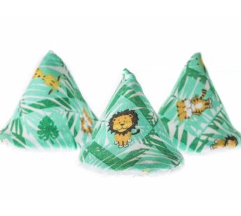 Beba Bean Pee pee Teepee Jungle Green Laundry Bag, white,green,multicolor
