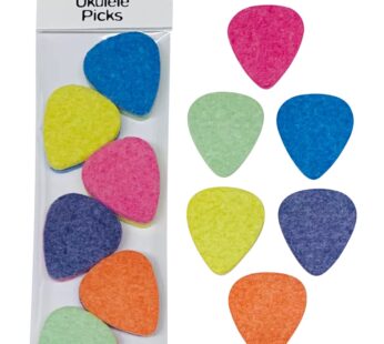 Felt Ukulele Picks, 12 Piece BoloPick Original Recipe Felt Uke Picks for Ukulele, Guitar,B