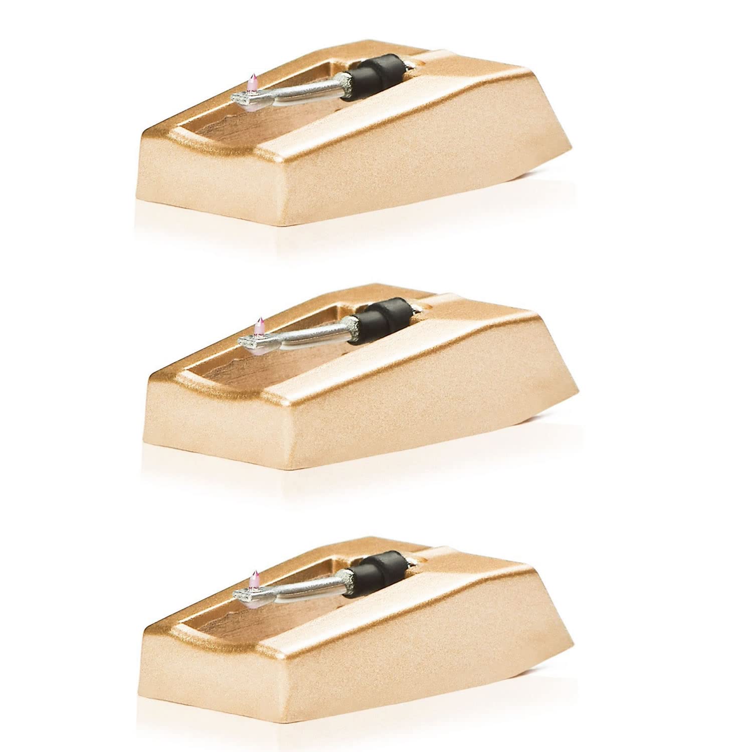 3-Pack - Record Player Needle w/Diamond Tip - Treat Your Ears to Superior Sound Quality -