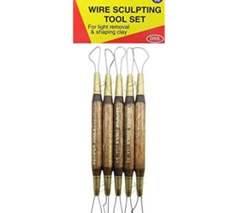 Kemper Wire Sculpting Tool Set DSS For Light Removal & Shaping Clay, Dough, Pottery 5 PC 6