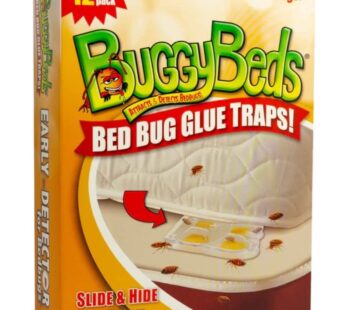 BuggyBeds Bed Bug Glue Traps, Home, 12 Pack