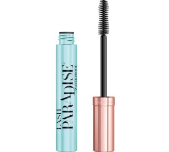 L’Oreal Paris Makeup Lash Paradise Waterproof Mascara, Voluptuous Volume, Intense Length,