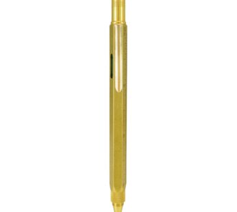 MONTEVERDE USA Tool Ballpoint Pen – Solid Brass – Luxury Case, an ideal gift for both Men