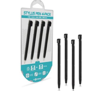 Tomee Stylus Pen Set for Nintendo DSi/Nintendo DS Lite (Black) (4-Pack)