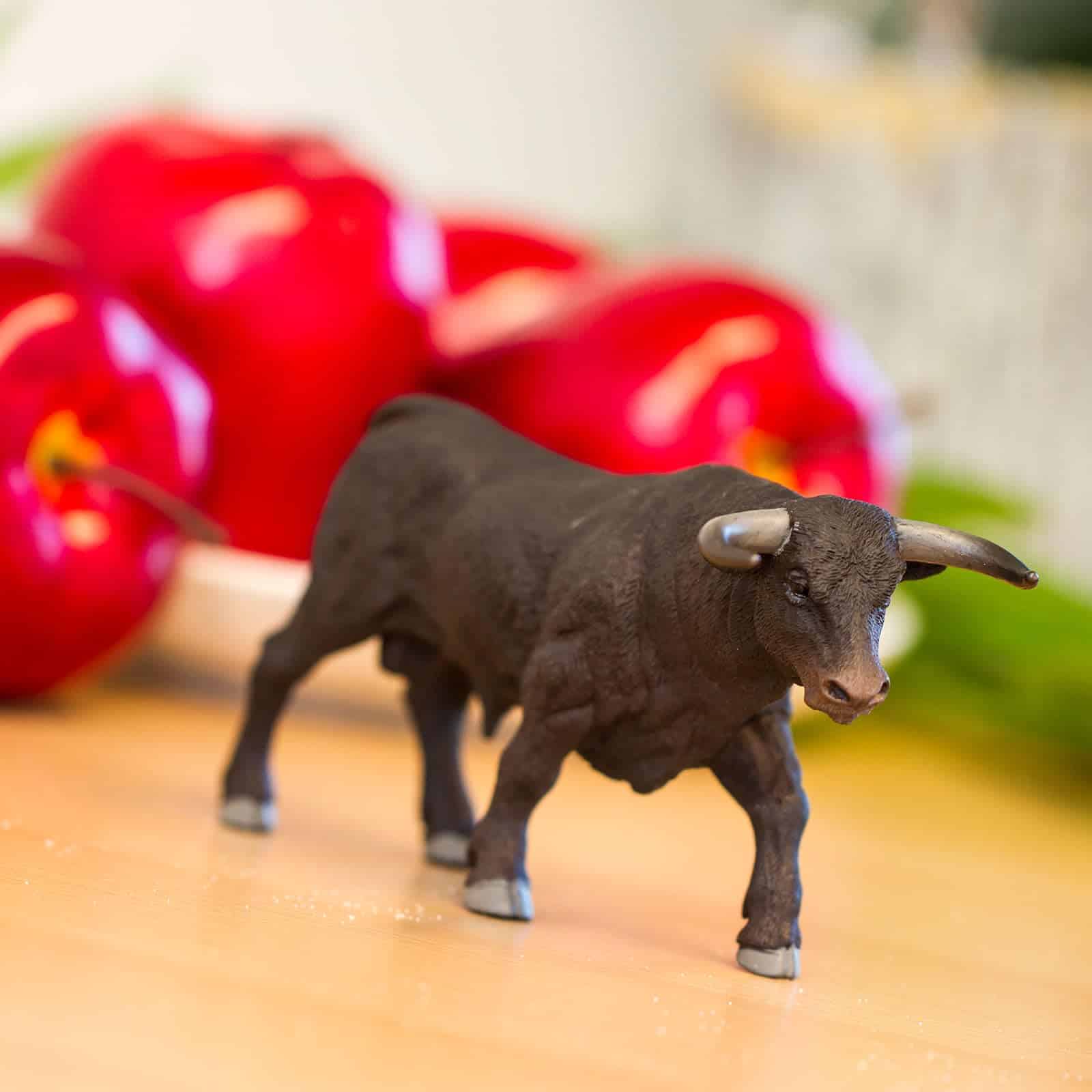 Safari Ltd. Black Bull Figurine - Detailed 6" Plastic Model Figure - Fun Educational Play - Image 5
