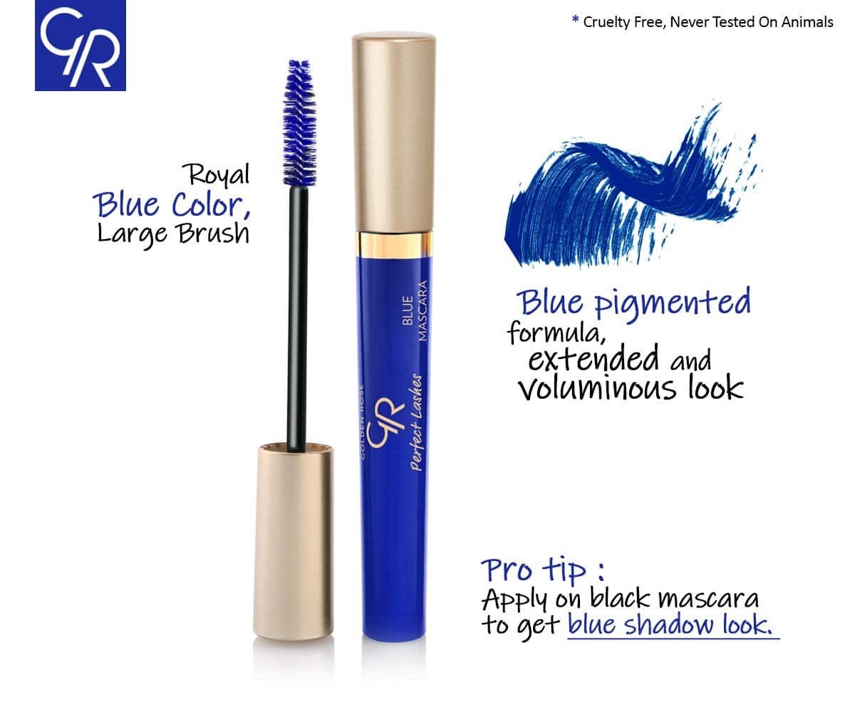 Golden Rose Perfect Lashes Mascara, Blue, 37 fl. oz. - Image 2