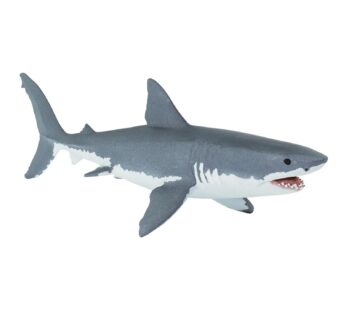 Safari Ltd. Great White Shark Figurine – Lifelike 6.25″ Model Figure – Educational Toy for
