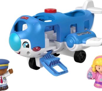 Fisher-Price Little People Musical Toddler Toy Travel Together Airplane with Lights Sounds